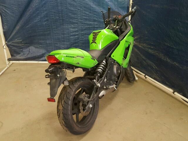 JKAEXEA168A036281 - 2008 KAWASAKI EX650 A GREEN photo 4