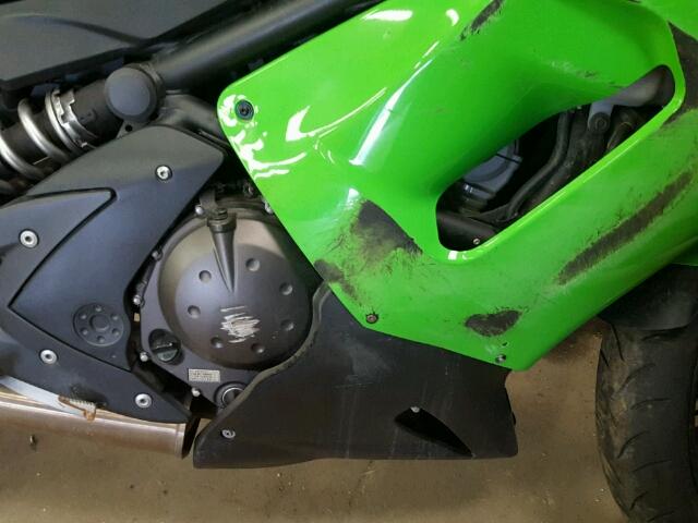 JKAEXEA168A036281 - 2008 KAWASAKI EX650 A Yaşıl foto 7