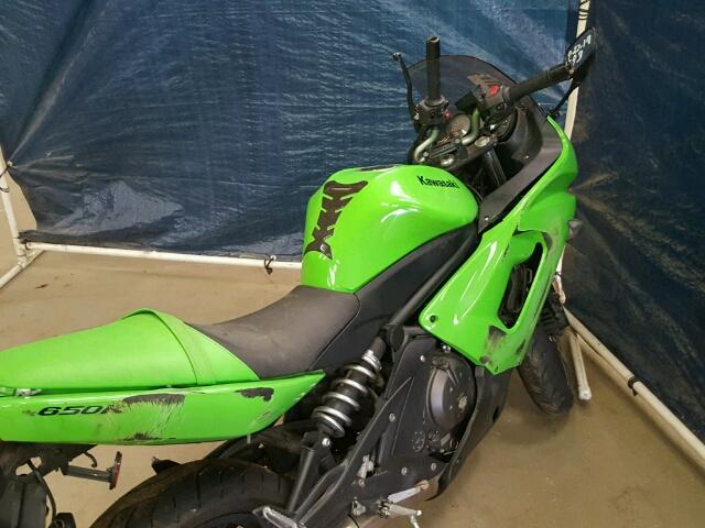 JKAEXEA168A036281 - 2008 KAWASAKI EX650 A Yaşıl foto 9