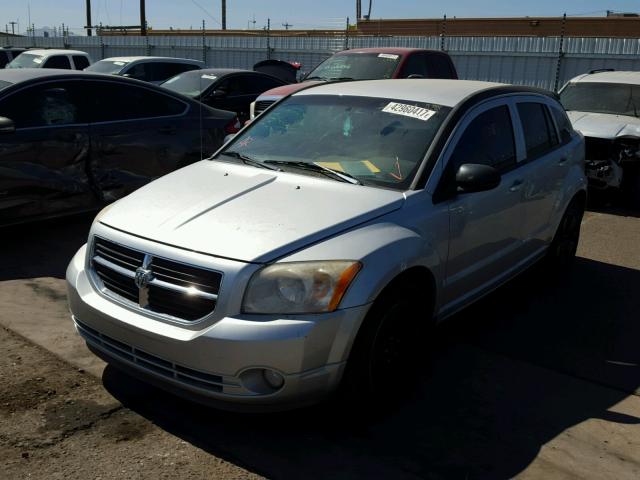 1B3CB3HA0AD641876 - 2010 DODGE CALIBER SILVER photo 2