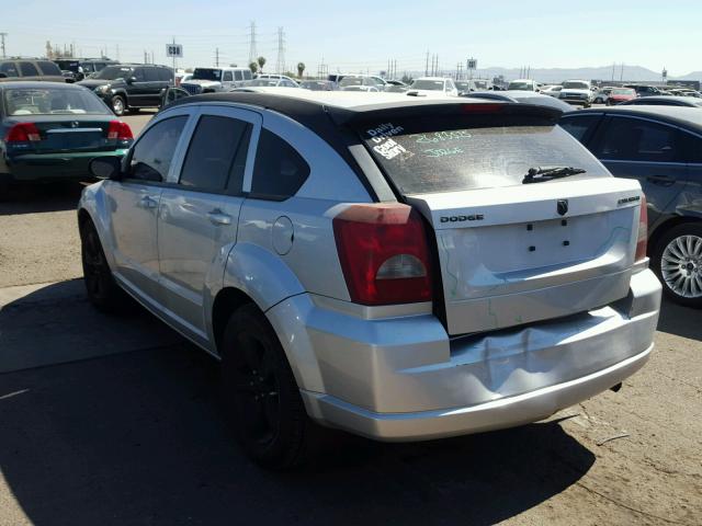 1B3CB3HA0AD641876 - 2010 DODGE CALIBER SILVER photo 3