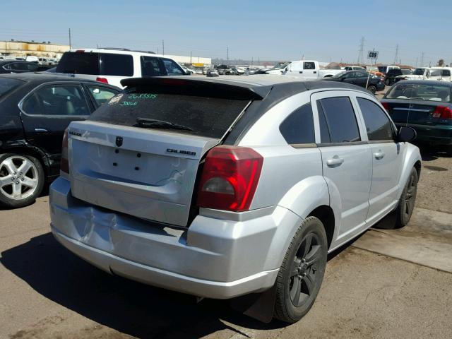 1B3CB3HA0AD641876 - 2010 DODGE CALIBER SILVER photo 4