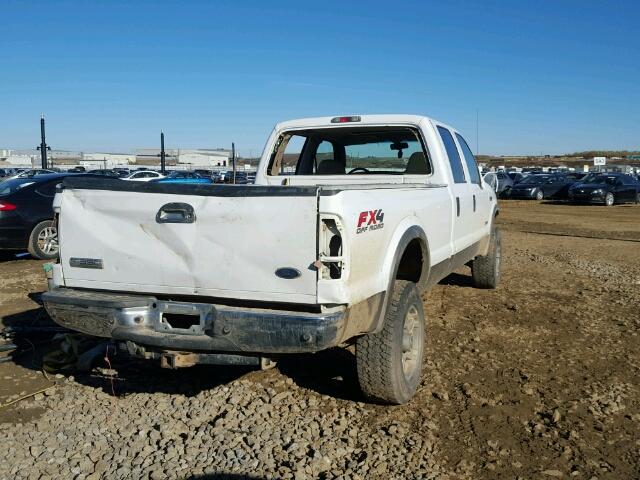 1FTWW31P66ED77188 - 2006 FORD F350 SRW S WHITE photo 4