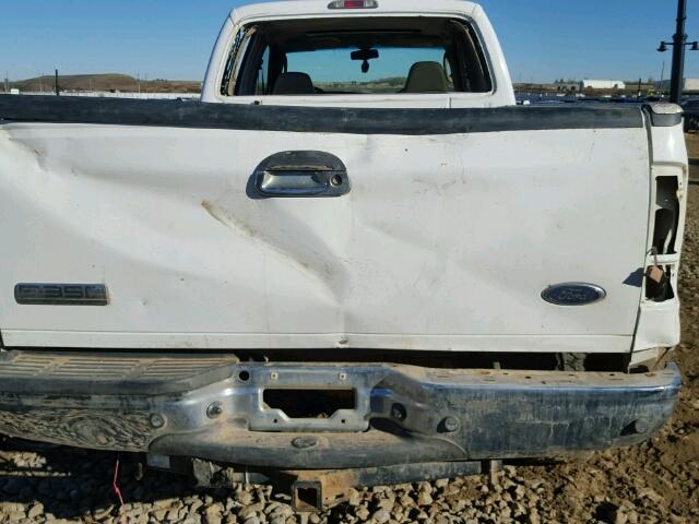 1FTWW31P66ED77188 - 2006 FORD F350 SRW S WHITE photo 9