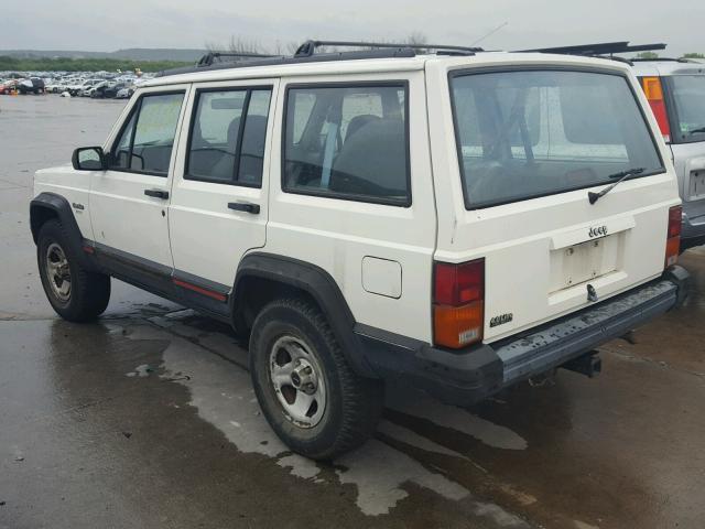 1J4FT68S2TL329287 - 1996 JEEP CHEROKEE S WHITE photo 3