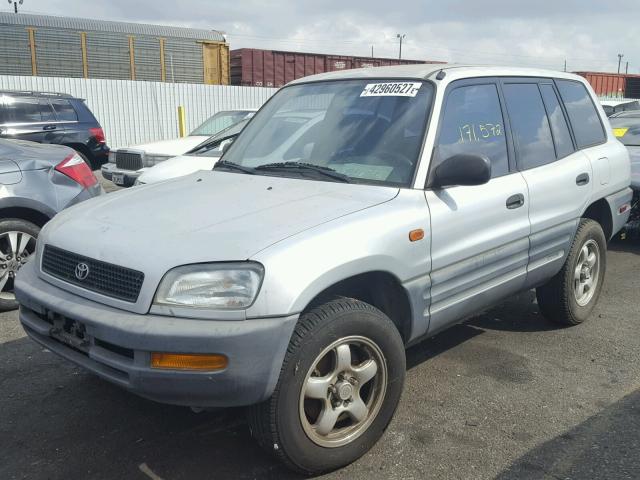 JT3GP10V0V7013281 - 1997 TOYOTA RAV4 SILVER photo 2