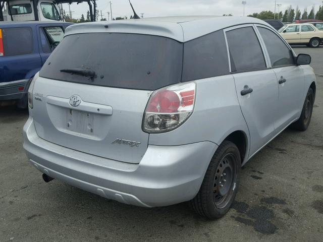 2T1KR32E45C353928 - 2005 TOYOTA COROLLA MA SILVER photo 4