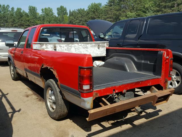 1B7GL23X3TS651447 - 1996 DODGE DAKOTA RED photo 3