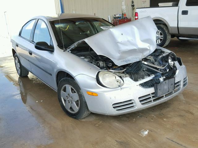 1B3ES26C24D539894 - 2004 DODGE NEON GRAY photo 1