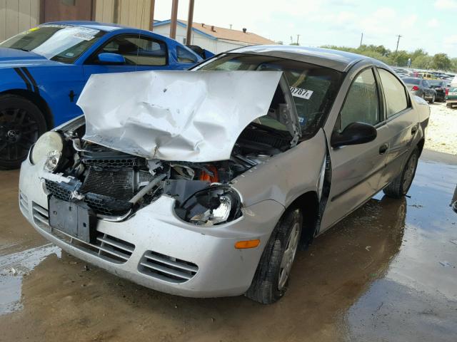 1B3ES26C24D539894 - 2004 DODGE NEON GRAY photo 2