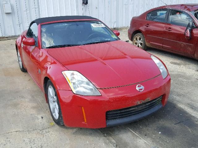 JN1AZ36A34T015417 - 2004 NISSAN 350Z ROADS RED photo 1