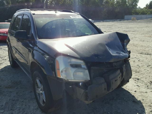 2CNDL63F356036285 - 2005 CHEVROLET EQUINOX LT BLACK photo 1