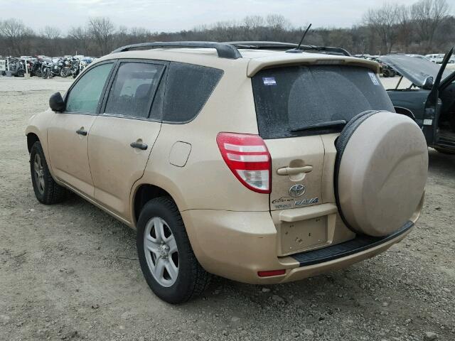 2T3BF33V29W016130 - 2009 TOYOTA RAV4 GOLD photo 3