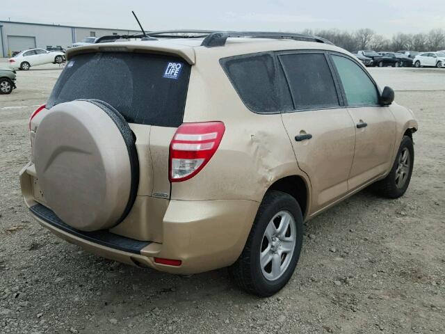 2T3BF33V29W016130 - 2009 TOYOTA RAV4 GOLD photo 4