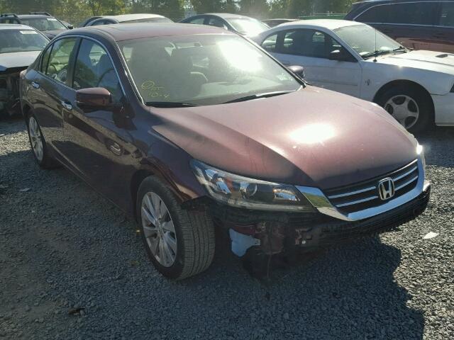 1HGCR2F77FA165261 - 2015 HONDA ACCORD EX MAROON photo 1