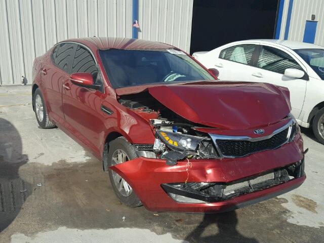 5XXGM4A76DG248232 - 2013 KIA OPTIMA RED photo 1