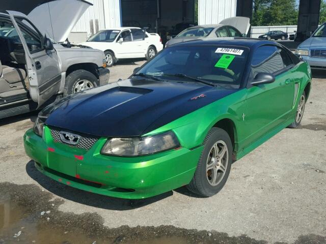 1FAFP404XYF274160 - 2000 FORD MUSTANG GREEN photo 2