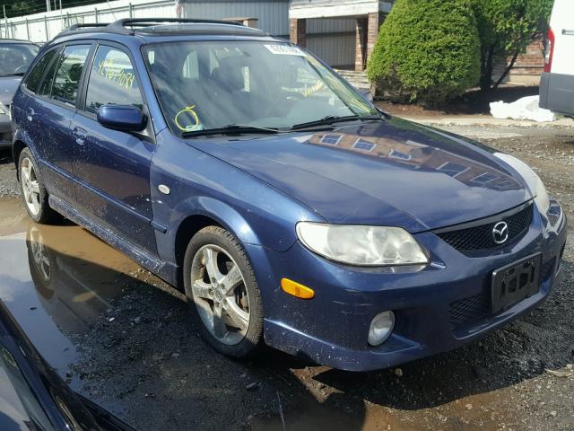 JM1BJ246931198060 - 2003 MAZDA PROTEGE PR BLUE photo 1