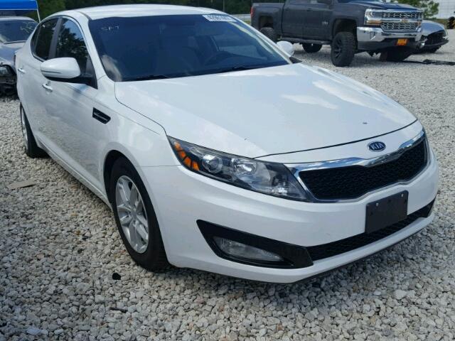 5XXGM4A75CG050465 - 2012 KIA OPTIMA LX WHITE photo 1