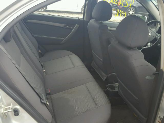 KL1TD56608B155052 - 2008 CHEVROLET AVEO BASE Күміс фото 6