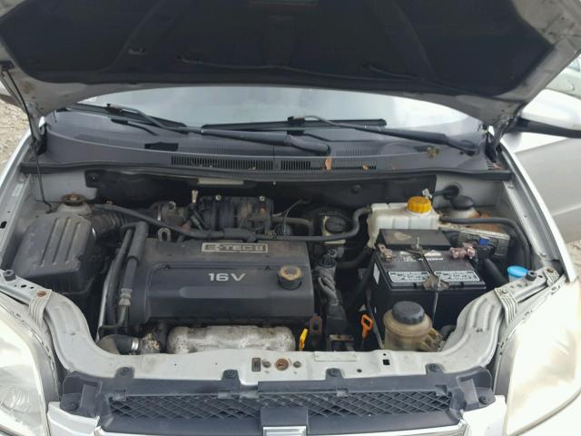 KL1TD56608B155052 - 2008 CHEVROLET AVEO BASE Күміс фото 7