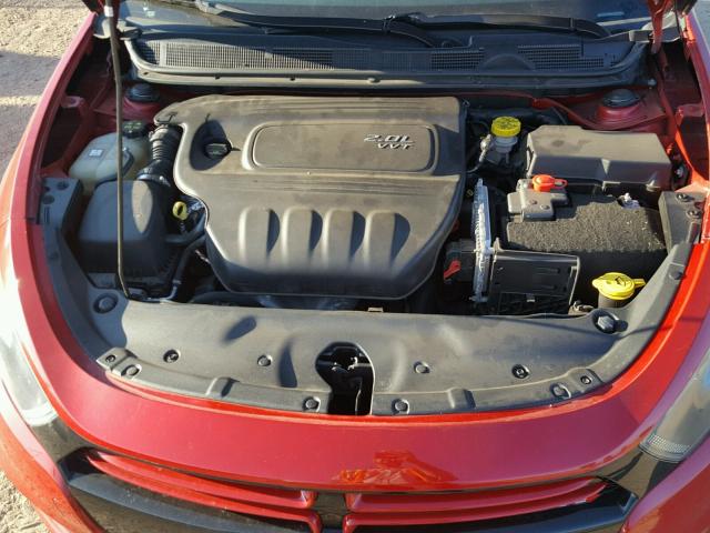 1C3CDFBA4DD106870 - 2013 DODGE DART SXT RED photo 7