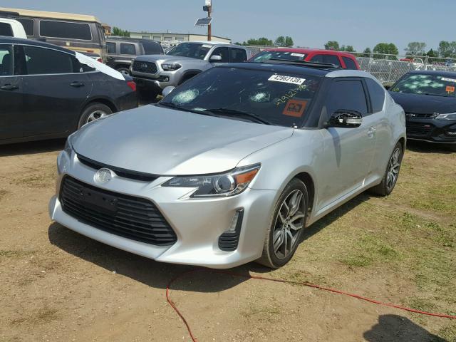JTKJF5C7XE3082438 - 2014 TOYOTA SCION TC 银色 照片 2