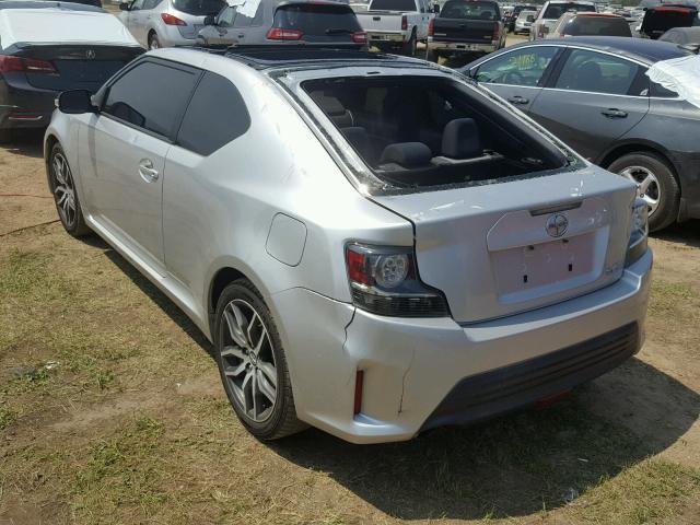 JTKJF5C7XE3082438 - 2014 TOYOTA SCION TC 银色 照片 3