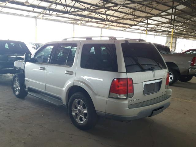 5LMEU68H75ZJ27556 - 2005 LINCOLN AVIATOR 白色 照片 3
