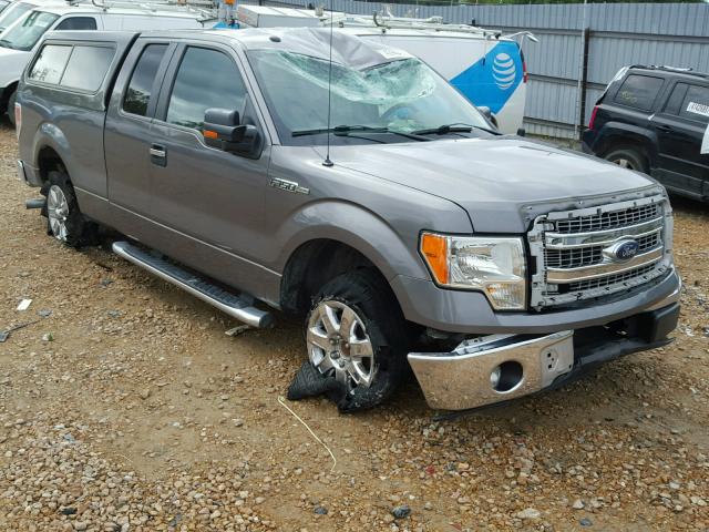 1FTEX1CM7EKF47025 - 2014 FORD F150 SILVER photo 1