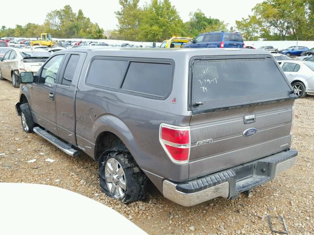 1FTEX1CM7EKF47025 - 2014 FORD F150 SILVER photo 3