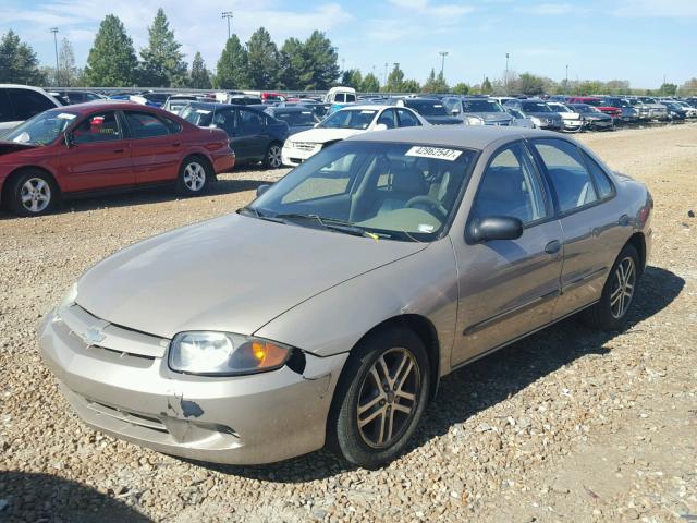 1G1JC52F447213288 - 2004 CHEVROLET CAVALIER TAN photo 2