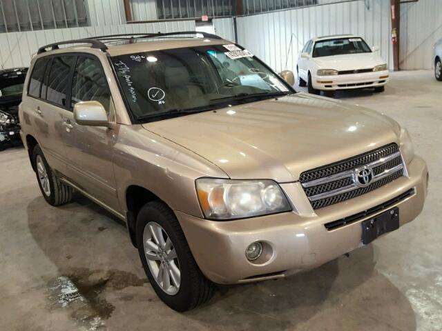 JTEEW21A660004758 - 2006 TOYOTA HIGHLANDER GOLD photo 1