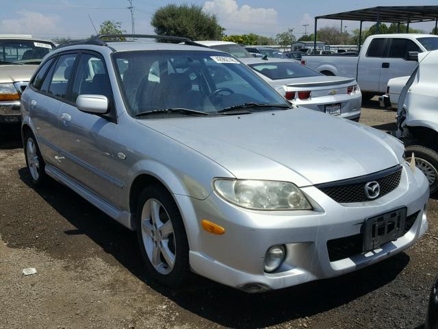 JM1BJ245421606146 - 2002 MAZDA PROTEGE PR SILVER photo 1