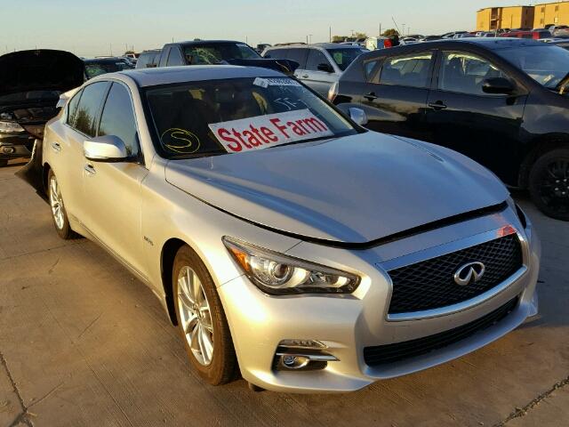 JN1AV7AP7EM690942 - 2014 INFINITI Q50 GRAY photo 1