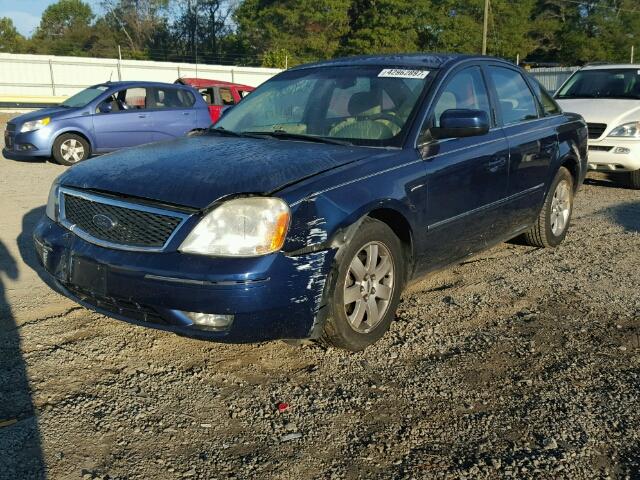 1FAFP24115G189959 - 2005 FORD FIVE HUNDR BLUE photo 2