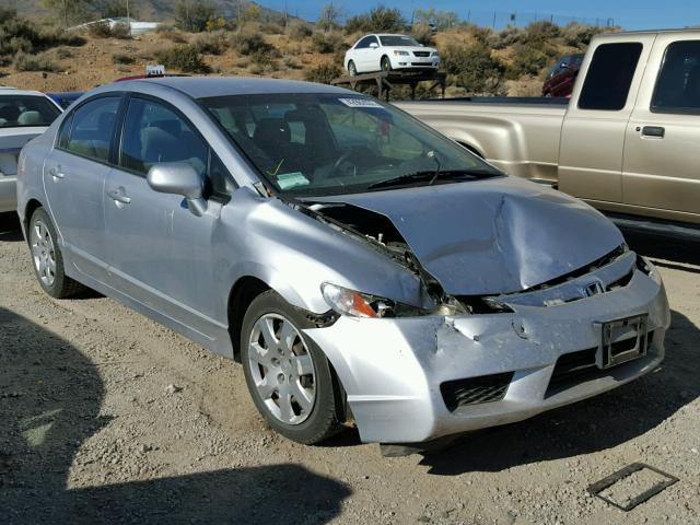 19XFA1F57AE048507 - 2010 HONDA CIVIC SILVER photo 1