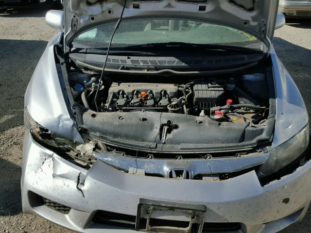 19XFA1F57AE048507 - 2010 HONDA CIVIC SILVER photo 7