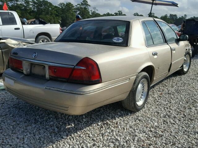 2MEFM75W5XX710753 - 1999 MERCURY GRAND MARQ GOLD photo 4