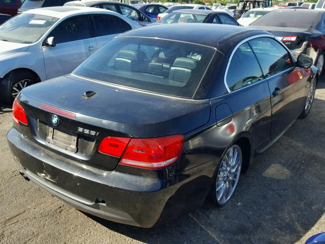 WBAWR3C59AP463382 - 2010 BMW 328 I SULE BLACK photo 4