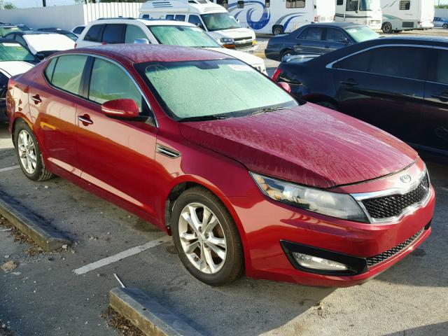 5XXGN4A72CG080567 - 2012 KIA OPTIMA EX RED photo 1