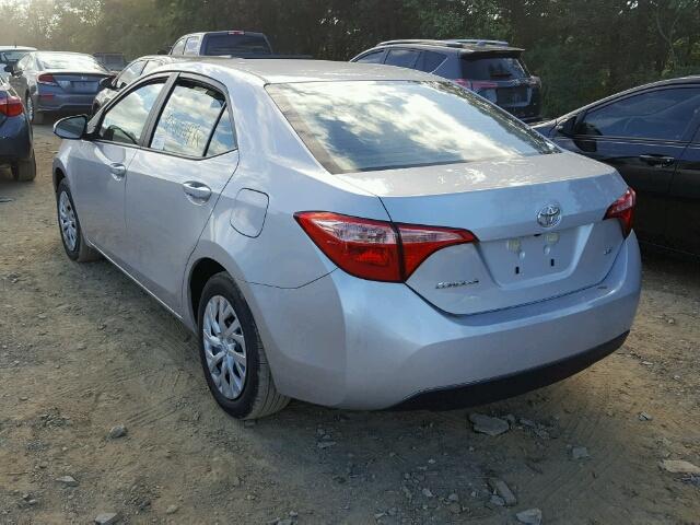 5YFBURHE2HP691440 - 2017 TOYOTA COROLLA L SILVER photo 3