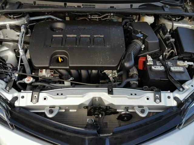 5YFBURHE2HP691440 - 2017 TOYOTA COROLLA L SILVER photo 7