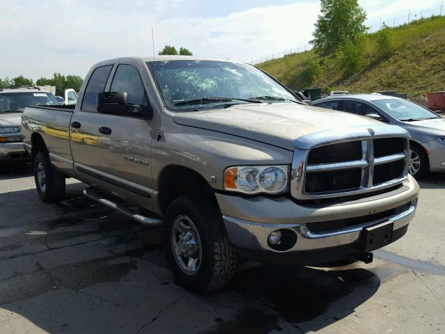 3D7KU28C04G109945 - 2004 DODGE RAM 2500 S ოქროსფერი ფოტო 1