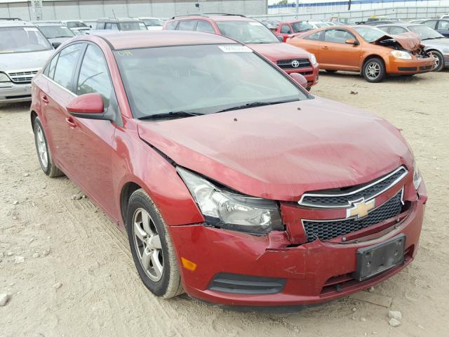 1G1PE5S91B7222834 - 2011 CHEVROLET CRUZE LT MAROON photo 1