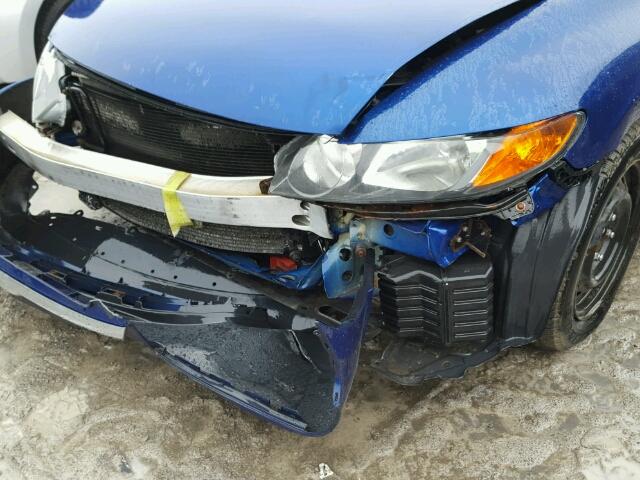 2HGFA16326H022201 - 2006 HONDA CIVIC DX V BLUE photo 9