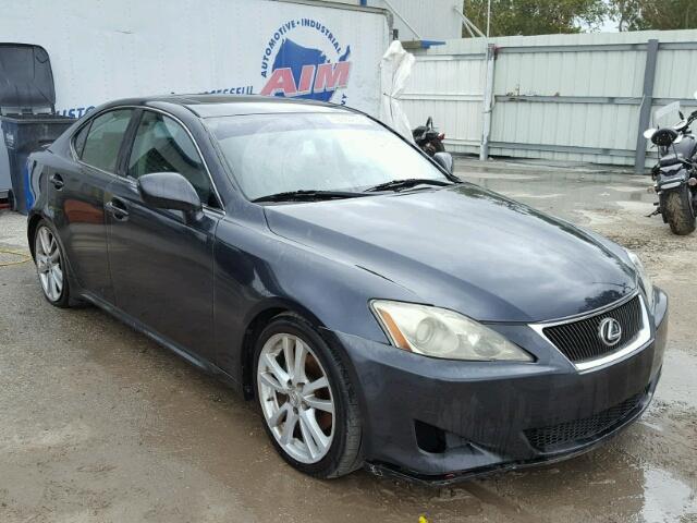 JTHBK262775041518 - 2007 LEXUS IS 250 CHARCOAL photo 1