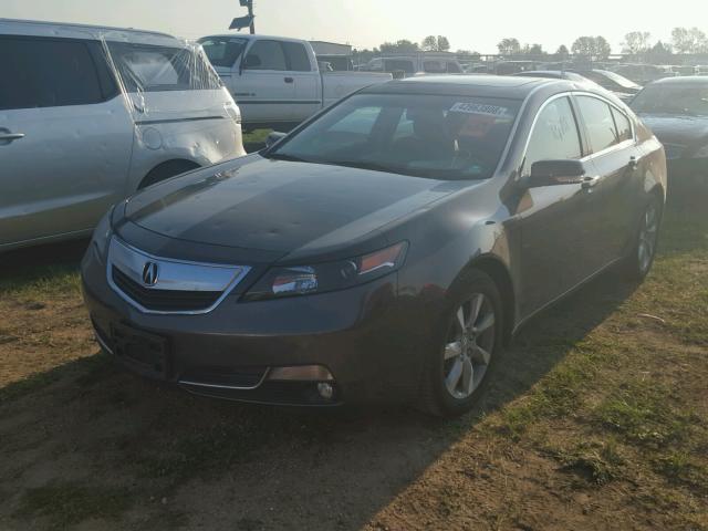 19UUA8F55CA032121 - 2012 ACURA TL BLACK photo 2