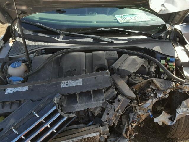 1VWBP7A37DC105870 - 2013 VOLKSWAGEN PASSAT SE GRAY photo 7