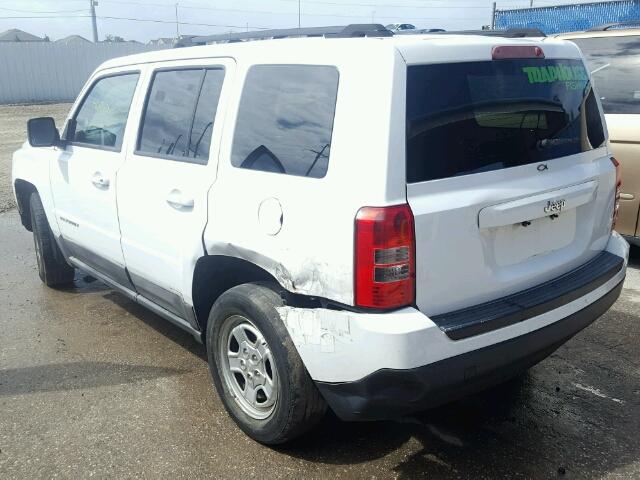 1J4NT1GA8BD119566 - 2011 JEEP PATRIOT WHITE photo 3